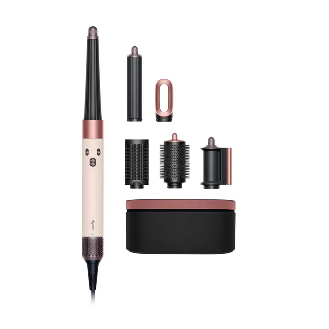 Dyson Airwrap i.d.™ : outil de séchage séchant – Cheveux raides à ondulé (Rose Céramique/Or rose)