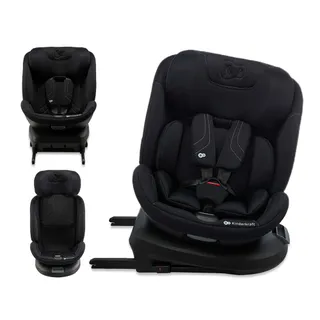 Kinderkraft XPEDITION3 I-Size 40-150 cm, Siège auto bébé 0 à 36 kg évolutif, Groupe 0/1/2/3, Isofix 360° pivotant, Ajustable d'une seule main, Protections latérales, SPS+, H-GUARD+, Noir