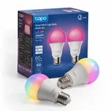 Tapo Ampoule Connectée Alexa E27, Multicolore LED Dimmable L530E, 2 pièces