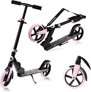 Lionelo LUCA Trottinette, Enfant et Adultes jusqu'à 100 kg, Roues à 20 cm