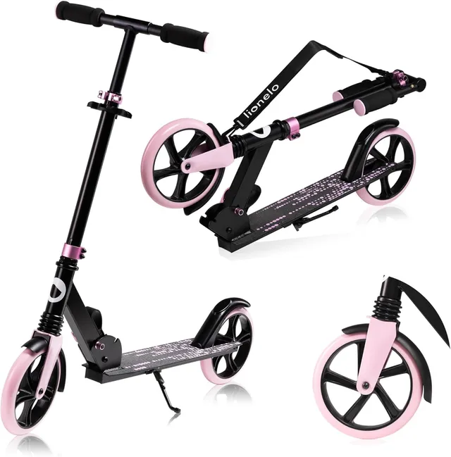 Lionelo LUCA Trottinette, Enfant et Adultes jusqu'à 100 kg, Roues à 20 cm