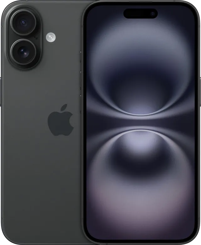 Apple iPhone 16, 128GB, Noir (Reconditionné)