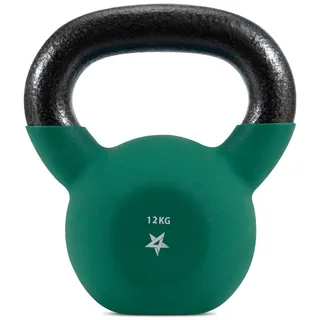 Yes4All BJCC Kettlebell en néoprène, Kettlebells de musculation - 12KG Vert foncé