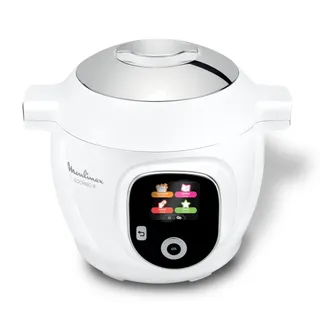 Moulinex - Cookeo+ Multicuiseur intelligent - 6 L - 80 recettes - Blanc