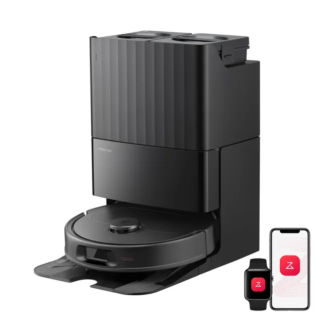 roborock Qrevo S Pro Robot Aspirateur Laveur 18500 Pa, Anti-enchevêtrements
