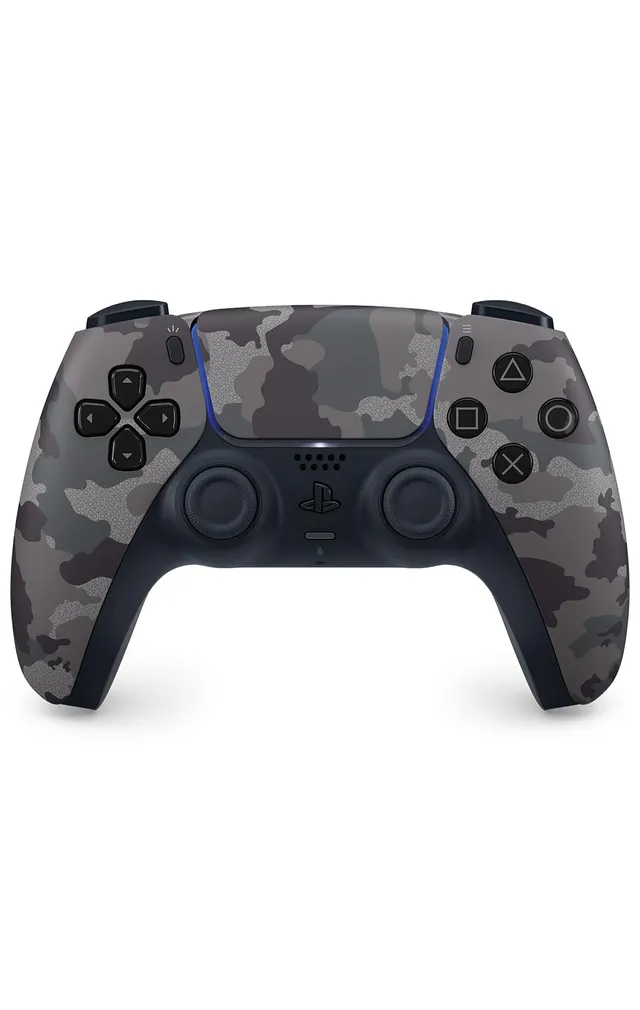 Playstation Sony, Manette 5 Officielle DualSense, Sans Fil, avec Retour Haptique & Gâchettes Adaptatives, Micro Intégré, Batterie Rechargeable, Compatible PS5/PC, Couleur : Camouflage