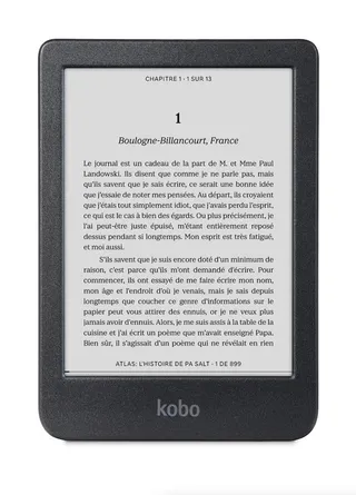 Kobo Clara BW | Liseuse | Écran Tactile Anti-reflet de 6” avec ComfortLight Pro | Option de Mode Sombre | Livres Audio | Étanche | 16 Go de Stockage | Noir