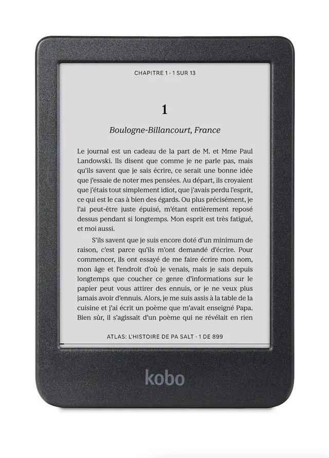 Kobo Clara BW | Liseuse | Écran Tactile Anti-reflet de 6” avec ComfortLight Pro | Option de Mode Sombre | Livres Audio | Étanche | 16 Go de Stockage | Noir