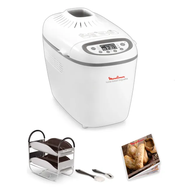 Moulinex - Machine pain Home Bread Baguette - 16 programmes - 5 kg - Blanc