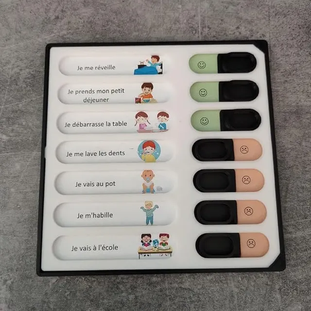 Générique Tableau d'activités Routine Enfant bébé à Personnaliser to do List Matin Soir Réveil Coucher Sommeil Dodo Taches ménagères Apprentissage