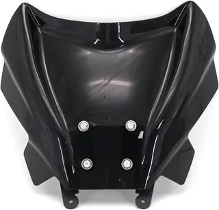 Déflecteur Vent De Flux d'air Pare Brise Avant Moto Accessoires pour Yamaha MT-07 2021 – 2024(Noir)