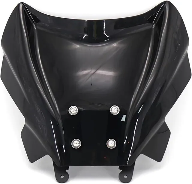 Déflecteur Vent De Flux d'air Pare Brise Avant Moto Accessoires pour Yamaha MT-07 2021 – 2024(Noir)