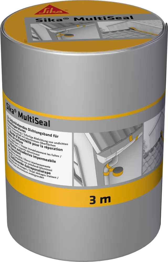 SIKA - Bande d'étanchéité Multiseal - Aluminium - 150mm x 3m