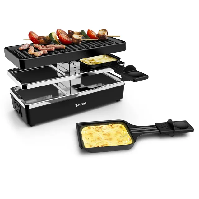 Tefal - Plug & Share Grill - Appareil à raclette modulable - 2 personnes