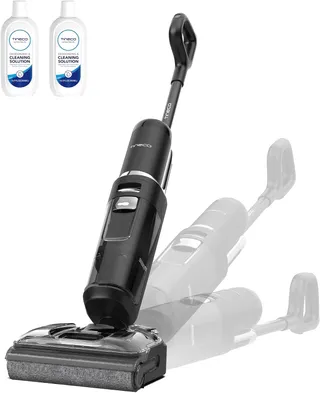 Tineco Floor One S7 Stretch Ultra Aspirateur Laveur 50 Min 21KPa DualBlock | Aspirateur Balai sans Fil 21 000pa Plat à 180° Anti-emmêlage Auto-Nettoyage Flashdry à 85°C Nettoyage des Bords de Deux Côtés