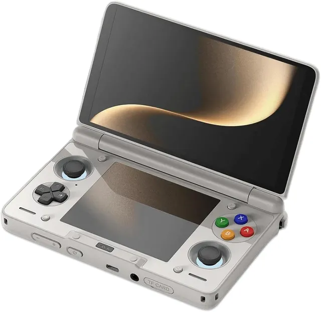 Ayn Thor Pro Console de Jeu Portable à Double écran | Snapdragon 8 Gen 2 | Écran Principal AMOLED 6 Pouces 120 Hz | 12 Go de RAM, 256 Go de Stockage | Wi-FI 7 | Android 13 Console rétro