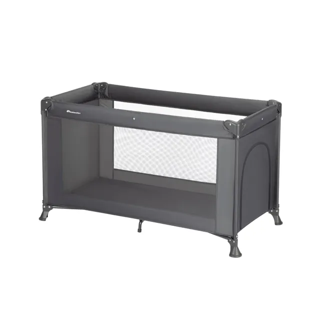 Bebeconfort Sweet Dreams, Lit Parapluie Bébé, 0-3 Ans (0-15 kg), Léger, Grand Matelas, Ouverture Latérale, Design Pliable, Sac de Transport Inclus, Mineral Graphite