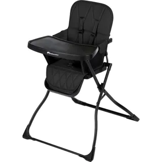 Bebeconfort Lily, chaise haute pour bébé, 6 mois à 3 ans, 9 à 15 kg, pliage ultra compact, légère (4 kg), facile à nettoyer, confort rembourré, pliage facile d’une seule main, Tinted Graphite