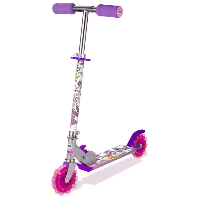 Ozbozz Trottinette Licorne avec 2 Roues Lumineuses SV13988