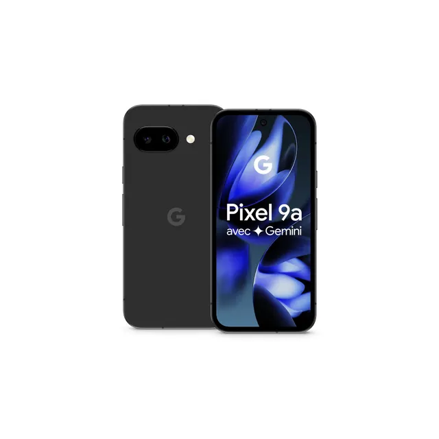 Google Pixel 9a – Smartphone Android débloqué avec Appareil Photo IA, Batterie Longue durée et sécurité Robuste – Noir Volcanique, 128GB