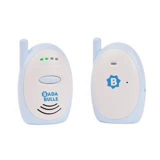 Badabulle Babyphone Audio - Portée 300m - Simple d'Utilisation - Babyphone Compact