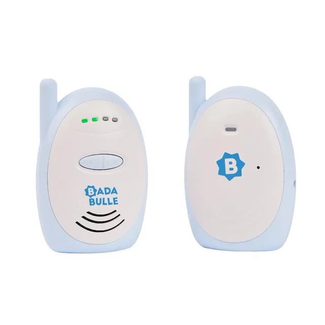 Badabulle Babyphone Audio - Portée 300m - Simple d'Utilisation - Babyphone Compact
