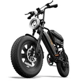 URLIFE 16" x 3.0 Vélo Électrique, Autonomie de 110 KM pour Adultes