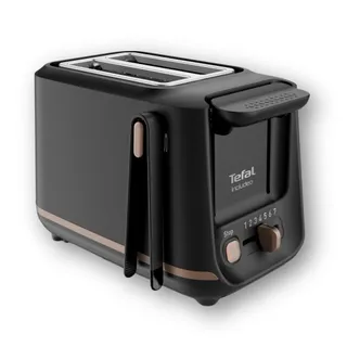 Tefal - Includeo - Grille-pain 2 fentes avec pinces magnétiques - Noir