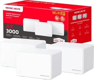 MERCUSYS WiFi 6 Mesh AX3000, Pack de 3, Halo H3000X