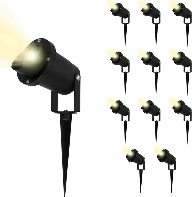 REV Lot économique d'éclairage de jardin - 12 lampes d'extérieur - 230 lm