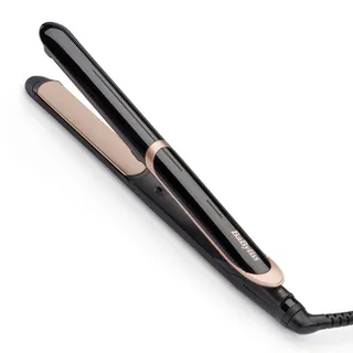 BaByliss Lisseur Cheveux Super Smooth- Technologie ionique anti-frisottis, Tapis thermorésistant, Plaques en céramique pour un lissage parfait, Chauffe ultra-rapide, Températures de 140-235°C, ST393E