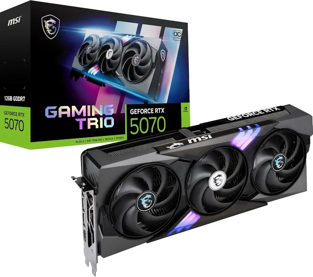 MSI NVIDIA GeForce RTX 5070 12G GAMING TRIO OC Carte graphique