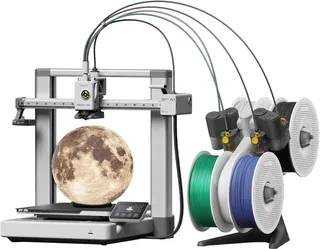 Bambu Lab A1 Combo 3D Printer with LED Lamp, High Speed & Accuracy