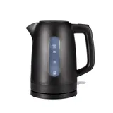 Amazon Basics Bouilloire Électrique 1,7L, 2200 W, Sans BPA avec Base 360°, Arrêt Automatique et Filtre Anti-Calcaire Amovible, Noir Mat
