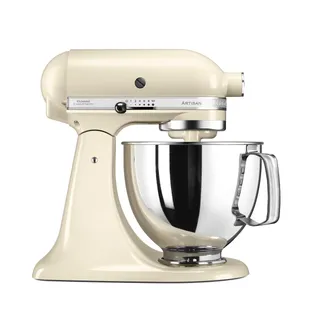 KitchenAid Robot Pâtissier - Artisan - Robot cuisine multifonctions à tête inclinable - Batteur avec 3 accessoires et Bol inox de 4,8 L - Crème