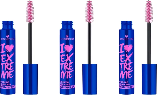 Essence - Mascara Volume I Love Extreme Waterproof (Lot de 3)