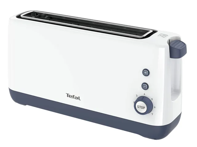 Tefal - Grille-pain compact 1 fente extra-large - 850w - Blanc