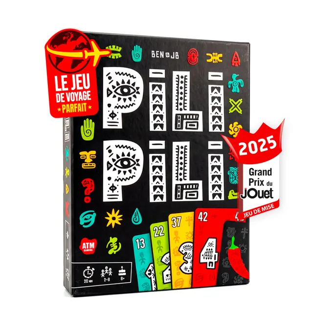 PILI PILI - Jeu de Cartes Tactique et d'Ambiance - 2 à 8 Joueurs - 20 Min