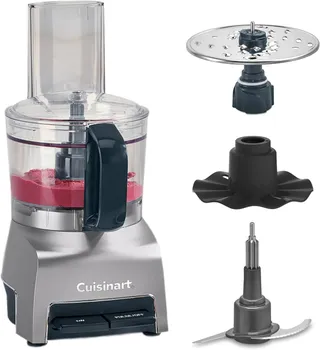 Cuisinart FlexPrep® 1,1L | Hacher, râper, purée, fouetter | Lame inox, disque réversible, fouet | BladeLock™ | Une touche + impulsion | Sans BPA