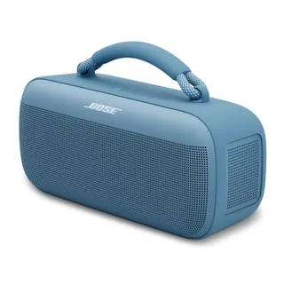 Bose Soundlink Max, Grosse Enceinte Bluetooth étanche, Enceinte puissante Rechargeable avec Jusqu’à 20 Heures d’autonomie, USB-C, Enceinte avec entrée auxiliaire 3,5 mm intégrée, Bleu Crépuscule