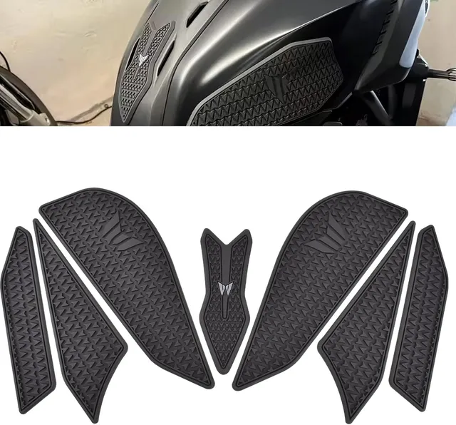 Protection autocollante imperméable et résistante pour réservoir de moto MT07 MT-07 MT 07 2024 2025. Installation facile.