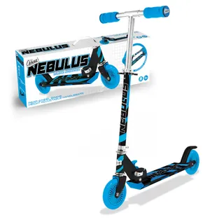 Ozbozz Nebulus Scooter – Noir et Bleu – Finition chromée