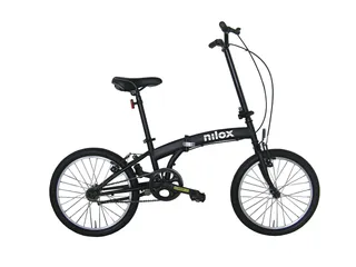 Nilox, Vélo Pliant, Roues 20'', Noir Mat