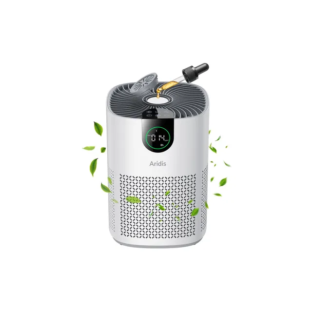Purificateur d'Air Chambre - Air Purifier Hepa Efficace Contre Le Pollen, Les Allergies, Les Odeurs Et Les Poils D'Animaux, Avec éPonge ParfuméE, 7w Et 3 Vitesses,Silencieux Version améliorée