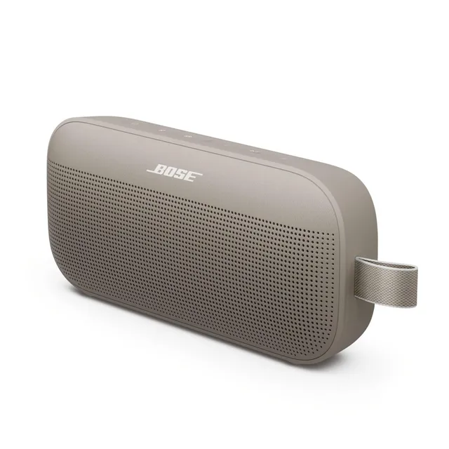 Bose SoundLink Flex (2e génération) Enceinte Bluetooth, Enceinte d’extérieur ultra-portable avec son haute fidélité, 12 heures d’autonomie, Enceinte résistante étanche à l’eau et à la poussière, Grès