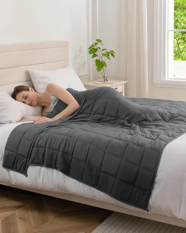 Good Nite Couverture Lestée Adulte, Soulage Stress & Anxiété - Couette & Plaid Lestés - 7 Couches Renforcées, Matériau Doux Respectueux - 4kg 125x150cm