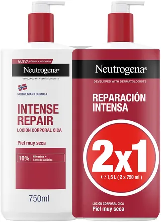 INTENSE REPAIR lotion for very dry skin pack 2 x 750ml