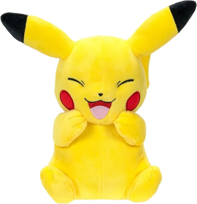 Pokémon PokémonPeluche Pikachu Peluche Douce de 20 cm avec des détails Authentiques
