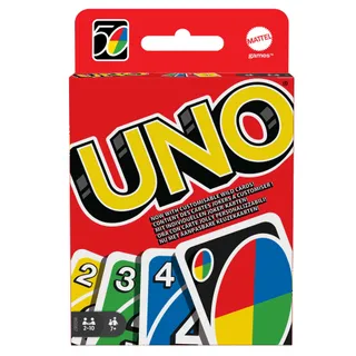 Mattel Games UNO Jeu de Cartes, 7+ Ans, 2-10 Joueurs
