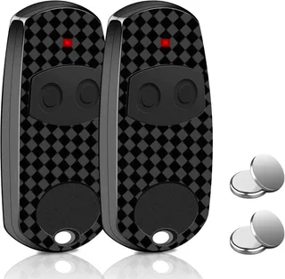 Remote Control Compatible with CAME, 2 x TOP432EE 433.92 MHz 2 Channels Compatible with Top432, Top432EE (Includes Two Additional Batteries)